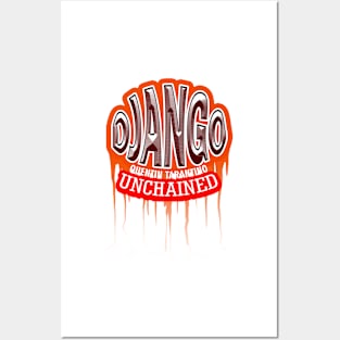 Quentin Tarantino Django unchained fan works graphic design by ironpalatte Posters and Art